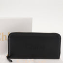 Chloe Sense Wallet Leather Black Auth 148478-20