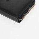 Chloe Sense Wallet Leather Black Auth 148478-9