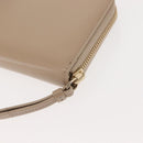 Chloe Sense Long Wallet Leather Beige Auth 148479-16