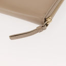 Chloe Sense Long Wallet Leather Beige Auth 148479-12