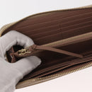 Chloe Sense Long Wallet Leather Beige Auth 148479-17