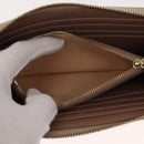 Chloe Sense Long Wallet Leather Beige Auth 148479-10