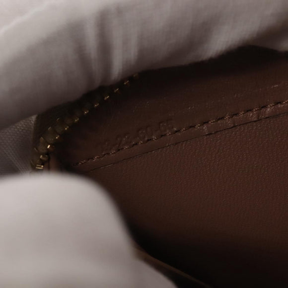 Chloe Sense Long Wallet Leather Beige Auth 148479