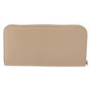Chloe Sense Long Wallet Leather Beige Auth 148479-2