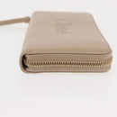 Chloe Sense Long Wallet Leather Beige Auth 148479-4