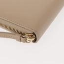 Chloe Sense Long Wallet Leather Beige Auth 148479-7