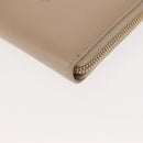 Chloe Sense Long Wallet Leather Beige Auth 148479-9