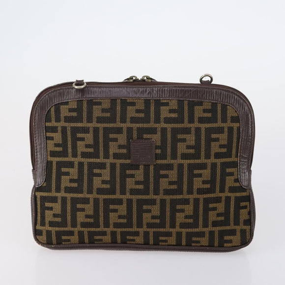 Burberrys Fendi Celine Zucca Canvas Macadam Canvas Bag Canvas 3 Set Auth 148482