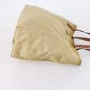 GUCCI GG Canvas Tote Bag Nylon Leather 2 Set Beige Auth 148483-12