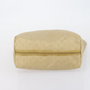 GUCCI GG Canvas Tote Bag Nylon Leather 2 Set Beige Auth 148483-15