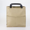 GUCCI GG Canvas Tote Bag Nylon Leather 2 Set Beige Auth 148483-2
