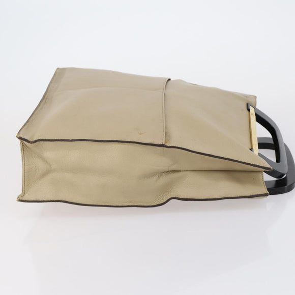 GUCCI GG Canvas Tote Bag Nylon Leather 2 Set Beige Auth 148483