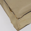 GUCCI GG Canvas Tote Bag Nylon Leather 2 Set Beige Auth 148483-8