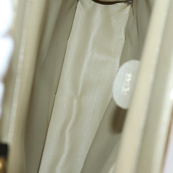 GUCCI GG Canvas Tote Bag Nylon Leather 2 Set Beige Auth 148483