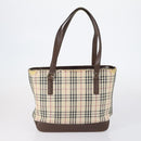 BURBERRY Nova Check Shoulder Bag Nylon Canvas 4 Set Beige Brown black Auth 148484-15