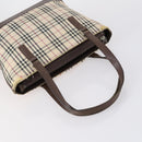 BURBERRY Nova Check Shoulder Bag Nylon Canvas 4 Set Beige Brown black Auth 148484-16