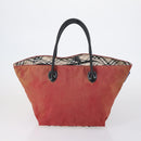 BURBERRY Nova Check Shoulder Bag Nylon Canvas 4 Set Beige Brown black Auth 148484-2