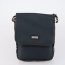 BURBERRY Nova Check Shoulder Bag Nylon Canvas 4 Set Beige Brown black Auth 148484-21