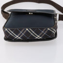 BURBERRY Nova Check Shoulder Bag Nylon Canvas 4 Set Beige Brown black Auth 148484-25