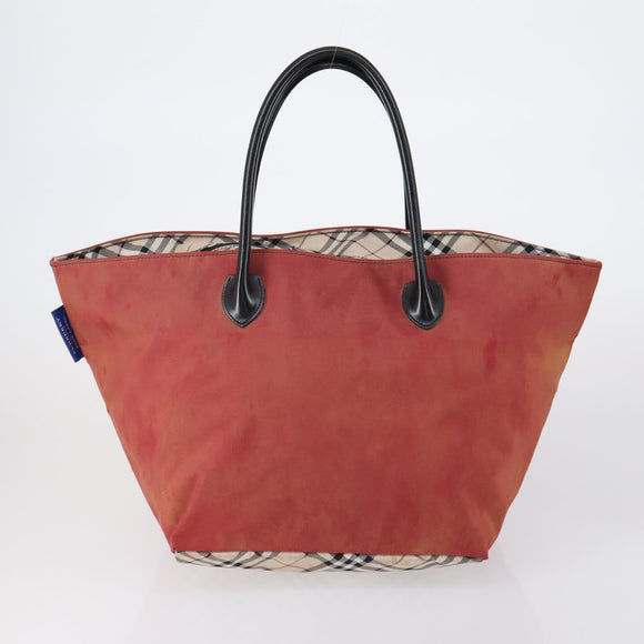 BURBERRY Nova Check Shoulder Bag Nylon Canvas 4 Set Beige Brown black Auth 148484