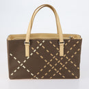 BURBERRY Nova Check Shoulder Bag Nylon Canvas 4 Set Beige Brown black Auth 148484-8