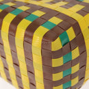 MARNI Flower Cafe Basket Hand Bag Leather Multicolor Auth 148485-13