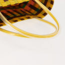 MARNI Flower Cafe Basket Hand Bag Leather Multicolor Auth 148485-7