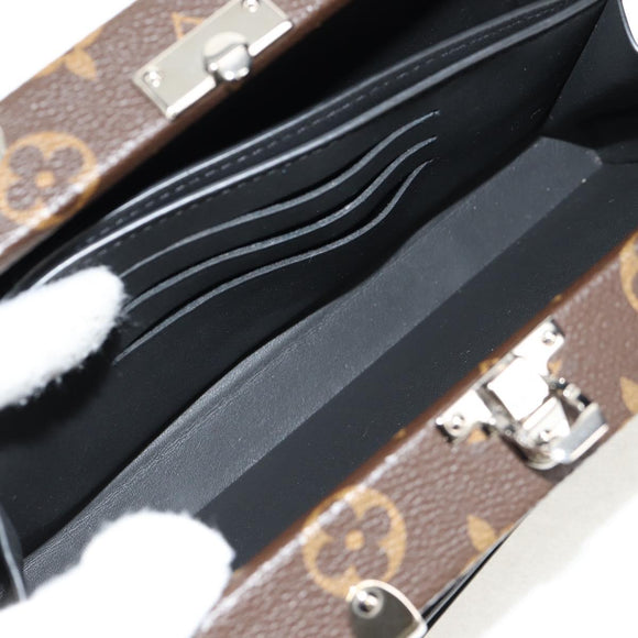 LOUIS VUITTON Monogram Macassar Wallet Trunk Long Wallet M20250 LV Auth 148520SAM