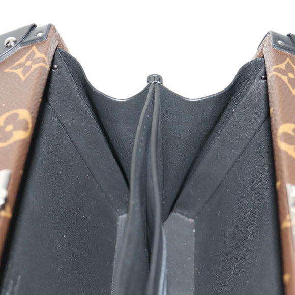 LOUIS VUITTON Monogram Macassar Wallet Trunk Long Wallet M20250 LV Auth 148520M