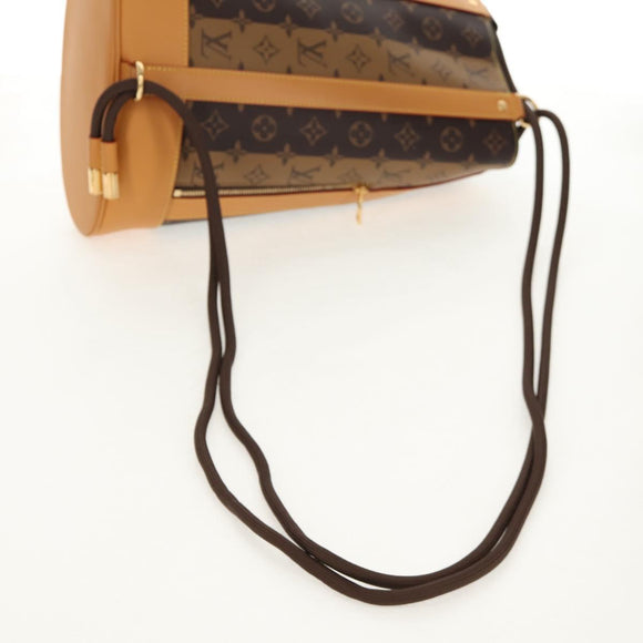 LOUIS VUITTON Eclipse Stripe LVxNIGO Randonnee Messenger Bag M45968 Auth 148521SM
