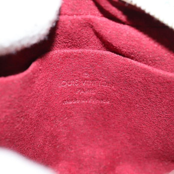 LOUIS VUITTON Monogram Multicolor Trousse Wapity Pouch White M58033 Auth 148522V