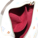 LOUIS VUITTON Monogram Multicolor Trousse Wapity Pouch White M58033 Auth 148522V-21