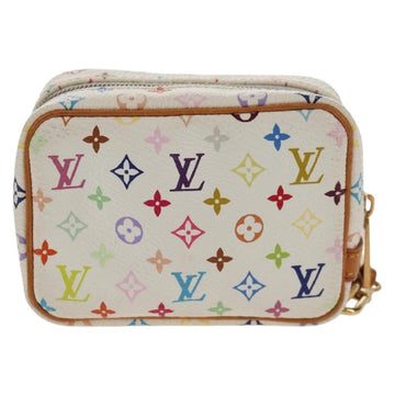 LOUIS VUITTON Monogram Multicolor Trousse Wapity Pouch White M58033 Auth 148522V - 0