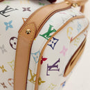 LOUIS VUITTON Monogram Multicolor Priscilla Hand Bag White M40096 Auth 148523M-14