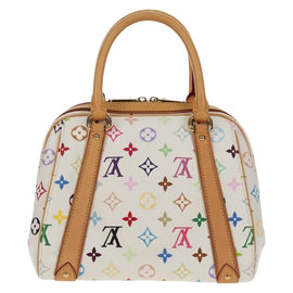 LOUIS VUITTON Monogram Multicolor Priscilla Hand Bag White M40096 Auth 148523SAM - 0
