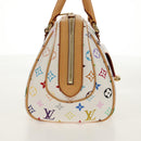 LOUIS VUITTON Monogram Multicolor Priscilla Hand Bag White M40096 Auth 148523M-4