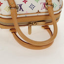 LOUIS VUITTON Monogram Multicolor Priscilla Hand Bag White M40096 Auth 148523M-7