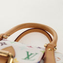 LOUIS VUITTON Monogram Multicolor Priscilla Hand Bag White M40096 Auth 148523M-8