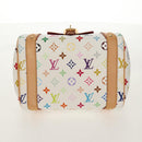 LOUIS VUITTON Monogram Multicolor Priscilla Hand Bag White M40096 Auth 148523M-5