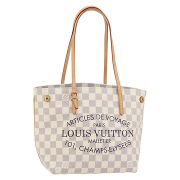 LOUIS VUITTON Damier Azur Cabas PM Tote Bag N41376 LV Auth 148525V