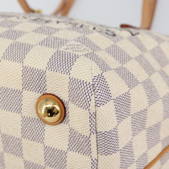 LOUIS VUITTON Damier Azur Cabas PM Tote Bag N41376 LV Auth 148525V