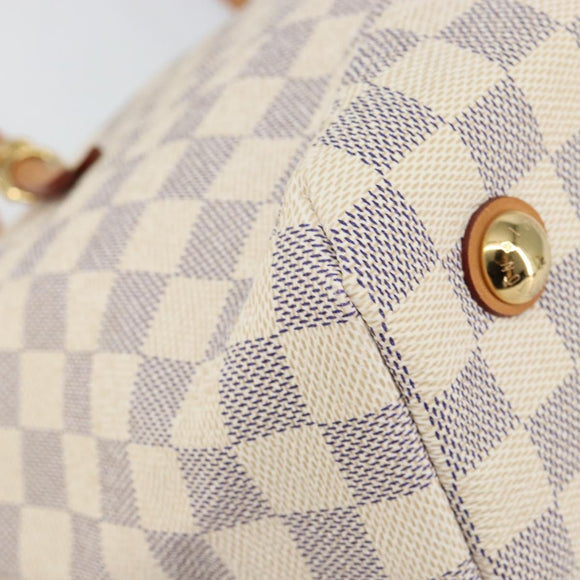 LOUIS VUITTON Damier Azur Cabas PM Tote Bag N41376 LV Auth 148525V