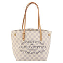 LOUIS VUITTON Damier Azur Cabas PM Tote Bag N41376 LV Auth 148525V-13