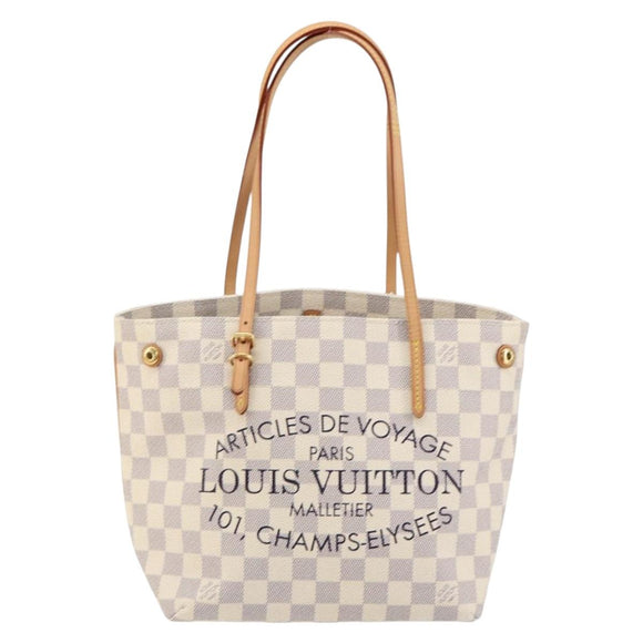 LOUIS VUITTON Damier Azur Cabas PM Tote Bag N41376 LV Auth 148525V