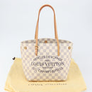 LOUIS VUITTON Damier Azur Cabas PM Tote Bag N41376 LV Auth 148525V-12