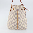 LOUIS VUITTON Damier Azur Cabas PM Tote Bag N41376 LV Auth 148525V-4
