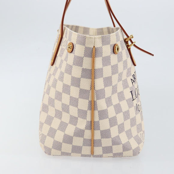 LOUIS VUITTON Damier Azur Cabas PM Tote Bag N41376 LV Auth 148525V