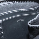 Christian Dior Trotter Canvas Oblique Shoulder Bag Navy Silver Auth 148526SAM-23