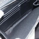 Christian Dior Trotter Canvas Oblique Shoulder Bag Navy Silver Auth 148526M-10