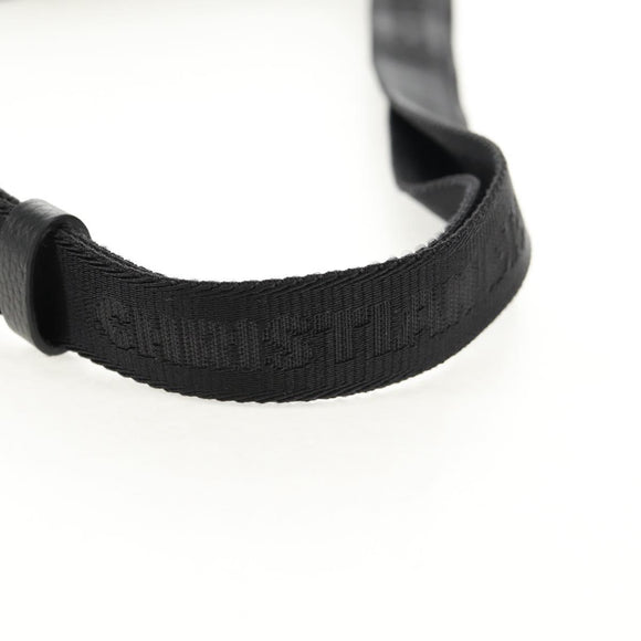 Christian Dior Trotter Canvas Oblique Shoulder Bag Navy Silver Auth 148526M